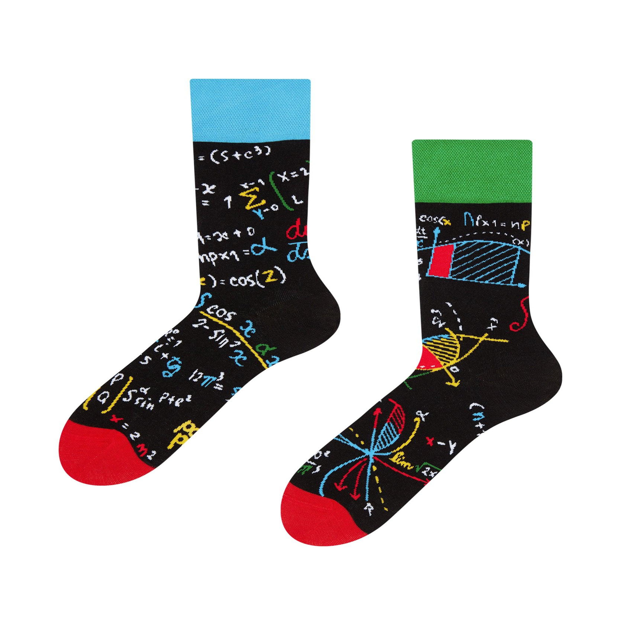 DEDOLES Chaussettes mathématiques. Coloris disponibles : Noir