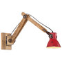 Voir la diapositive 1 : VIDAXL Lampe murale 25 W rouge delave 96x15x20 cm E27