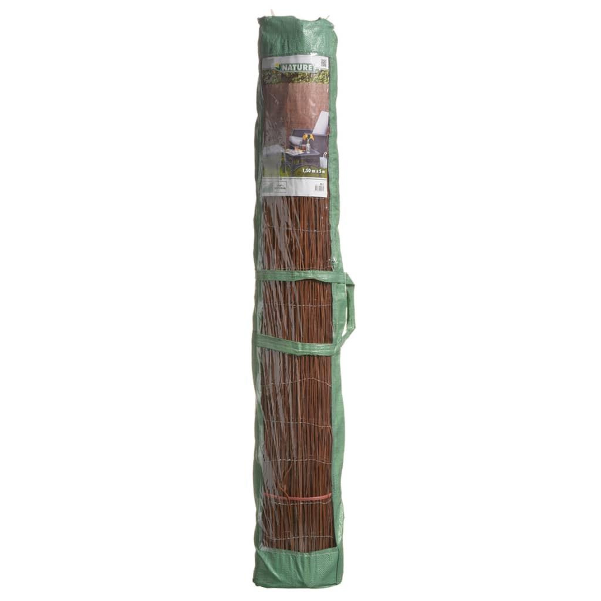 Voir la diapositive 4 : NATURE Nature Paravents de jardin 2 pcs Saule 1 x 5 m 5 mm d'epaisseur