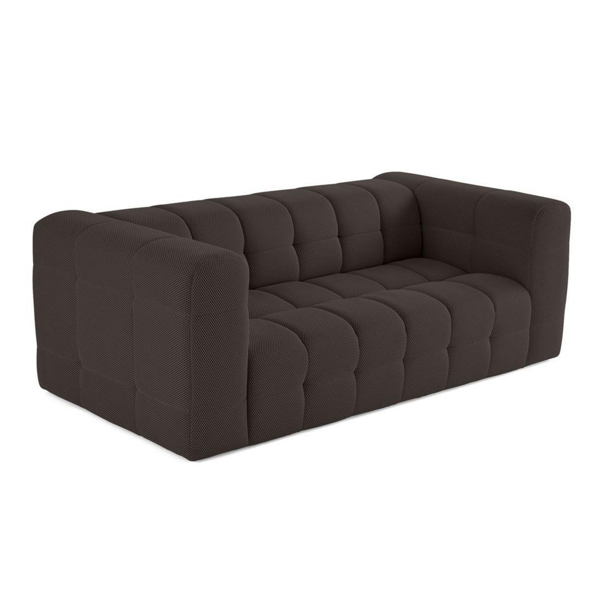 LISA DESIGN Suzano - canapé 3 places - en tissu mailles 3d