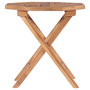 Voir la diapositive 2 : VIDAXL Table pliable de jardin 45x45x45 cm Bois de teck solide