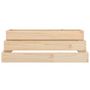 Voir la diapositive 4 : VIDAXL Jardiniere 80x80x27 cm Bois massif de pin