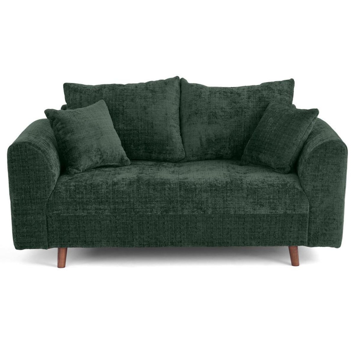 LISA DESIGN Rune - canapé droit 2 places en velours texturé