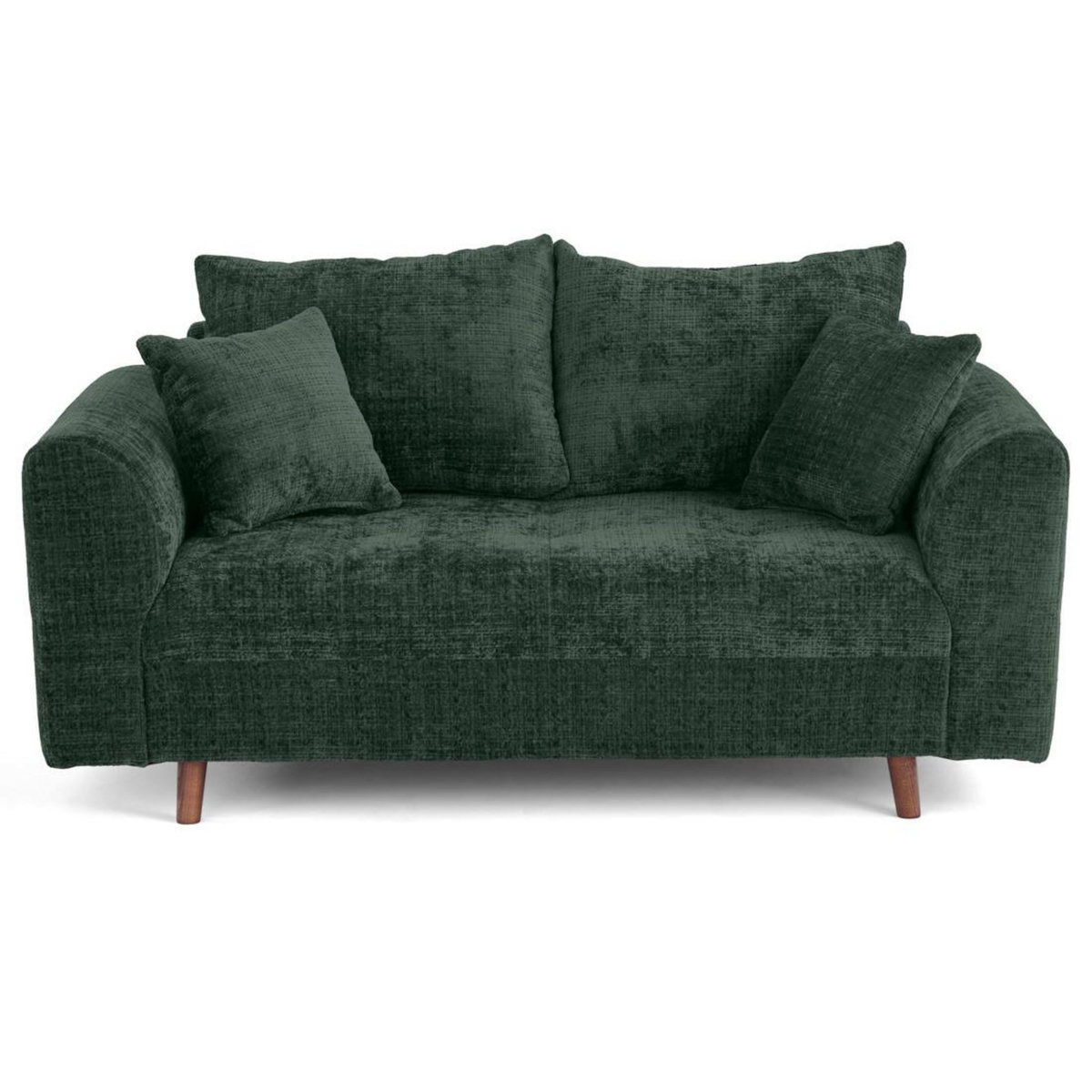 LISA DESIGN Rune - canapé droit 2 places en velours texturé