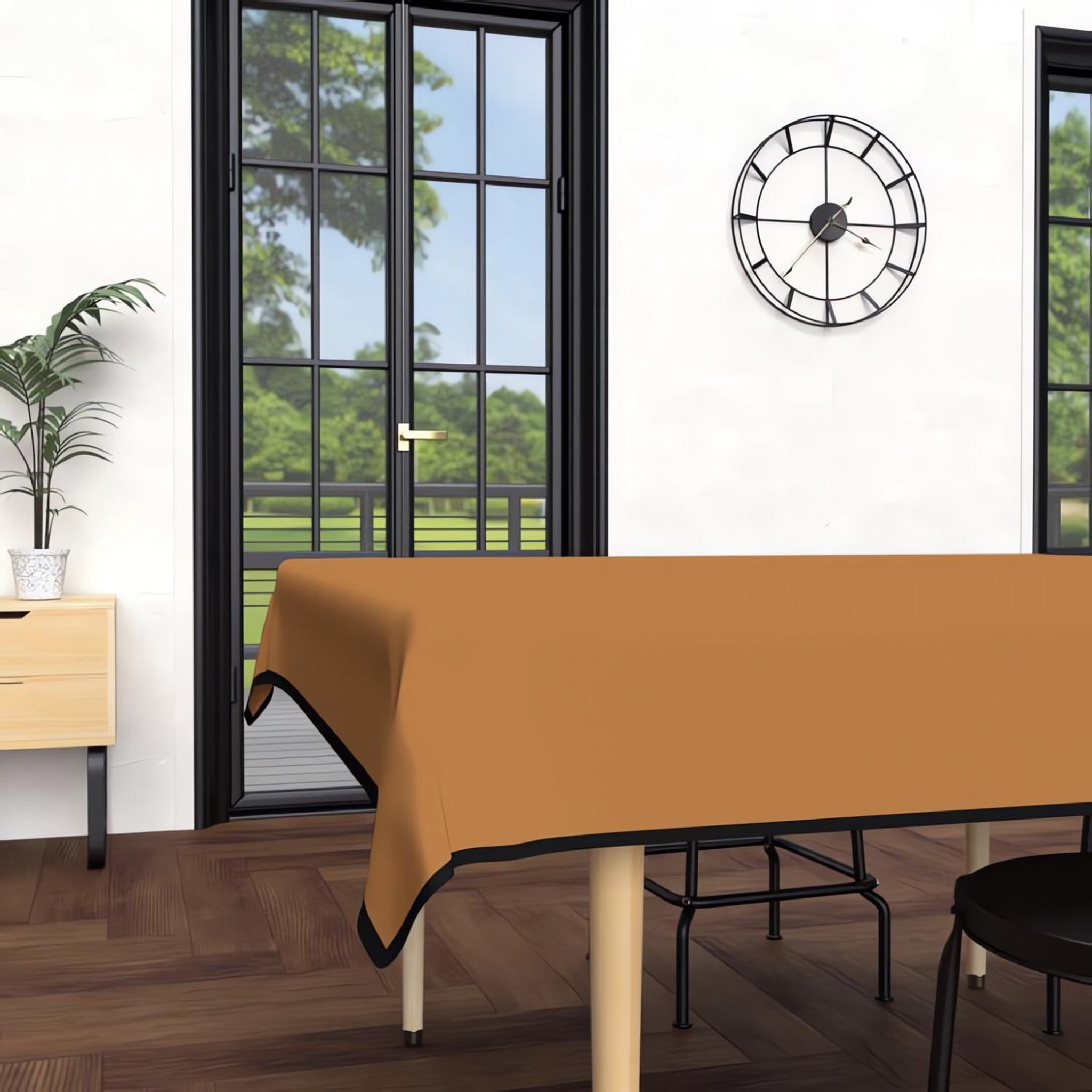Voir la diapositive 1 : SOLEIL D'OCRE Nappe anti-tâches en microfibre lavée BOHEME, par Soleil d'Ocre