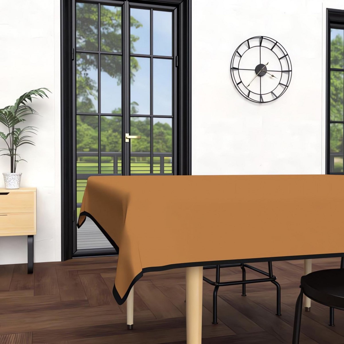 SOLEIL D'OCRE Nappe anti-tâches en microfibre lavée BOHEME, par Soleil d'Ocre