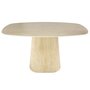 Voir la diapositive 2 : LISA DESIGN Aubin - table à manger - effet travertin - 4 à 6 personnes