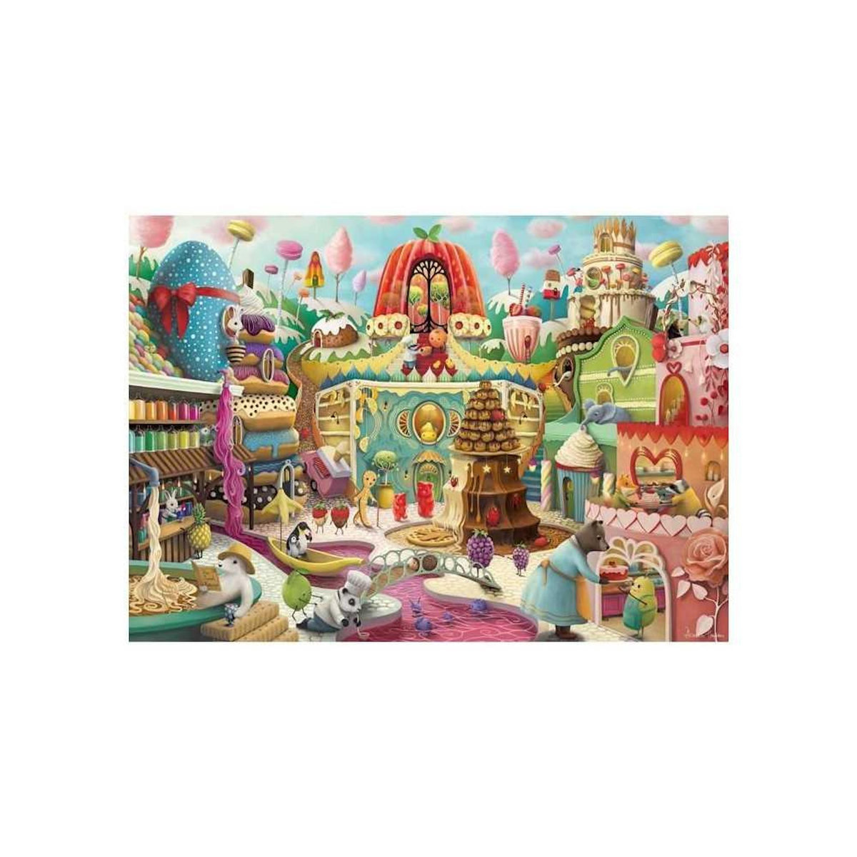 RAVENSBURGER Puzzle 1000 pieces : La rue de la douceur