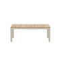 Voir la diapositive 5 : Paris Prix Table Basse de Jardin  Brasilia  120cm Naturel & Beige
