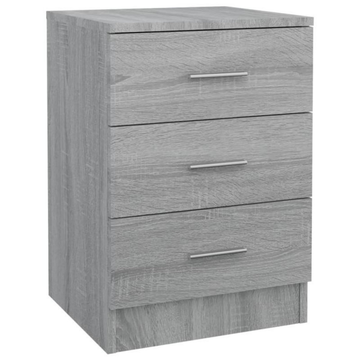 VIDAXL Table de chevet Sonoma gris 38x35x56 cm Bois d ingénierie