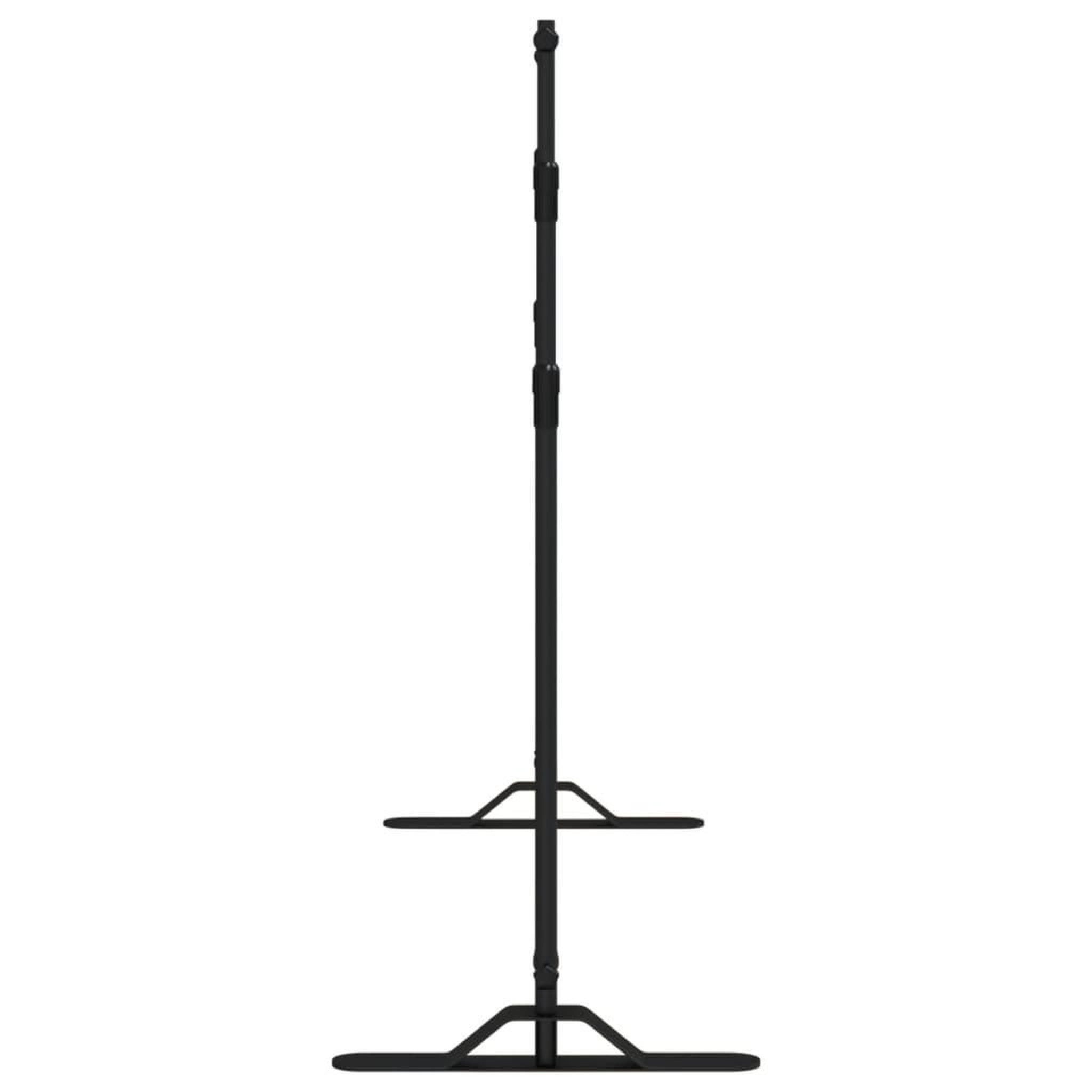 Voir la diapositive 5 : VIDAXL Supports de toile de fond 2 pcs noir 305x243 cm acier