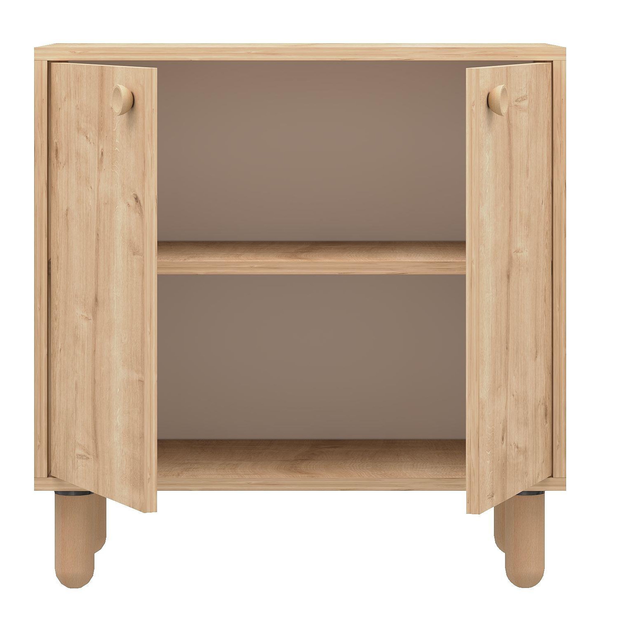 Voir la diapositive 4 : Habitat et Jardin Buffet en bois  lina  - 72 x 36 x 73 cm - beige