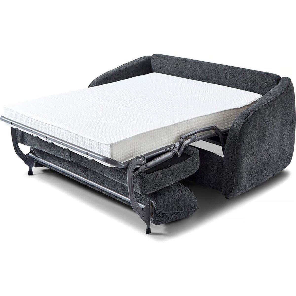 Habitat et Jardin Canapé convertible express en tissu texturé  Laurie  - Couchage 140 cm -  3 places - Gris