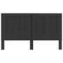 Voir la diapositive 4 : VIDAXL Tete de lit touffetee Gris fonce Tissu 180x200 cm