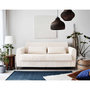 Voir la diapositive 6 : LISA DESIGN Owen - canapé 3 places convertible express couchage quotidien 140 cm matelas 12 cm en velours côtelé grosses côtes