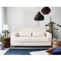 Voir la diapositive 6 : LISA DESIGN Owen - canapé 3 places convertible express couchage quotidien 140 cm matelas 12 cm en velours côtelé grosses côtes