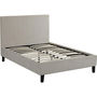 Voir la diapositive 1 : Habitat et Jardin Lit double en velours côtelé  Ambre  - 140 x 190 - Beige