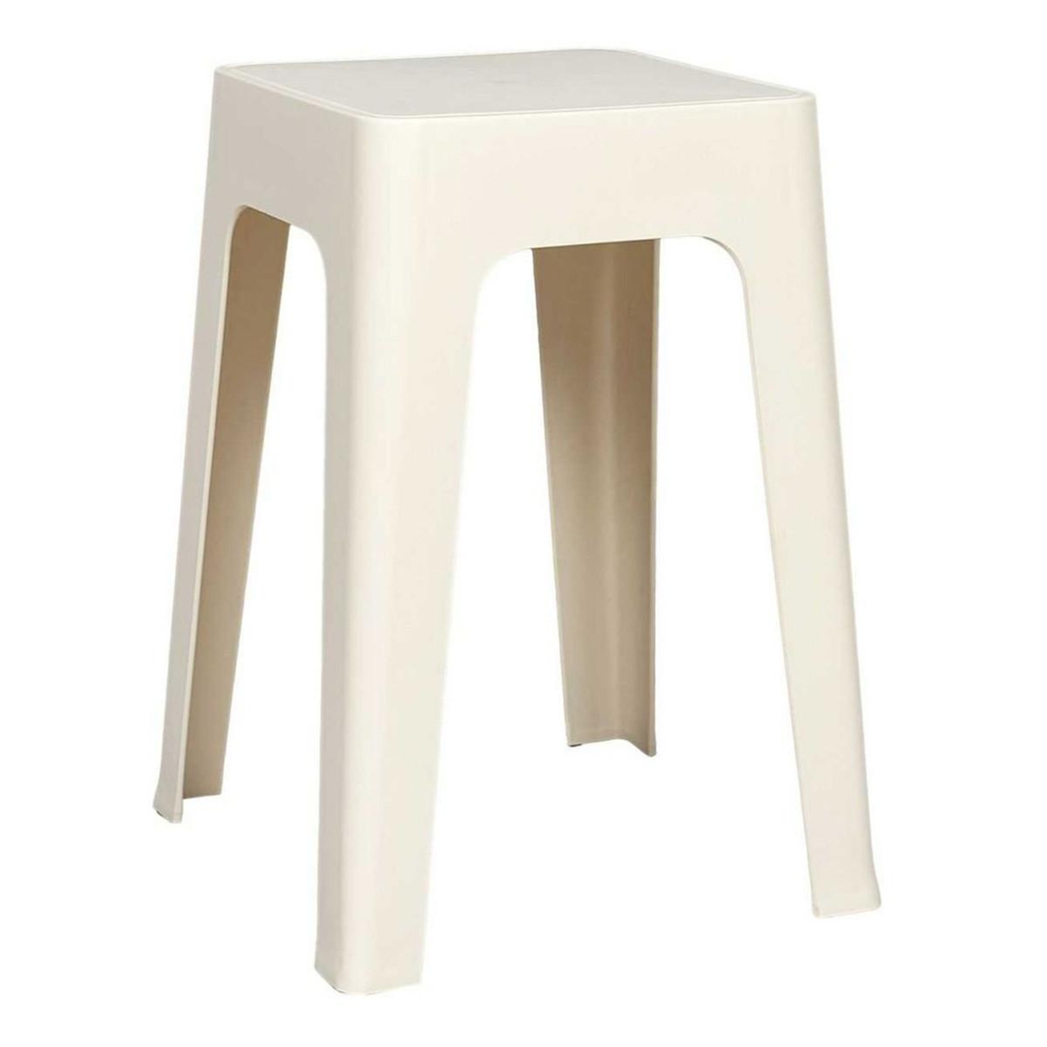 Voir la diapositive 2 : The Home Deco Factory Lot de 6 tabourets empilables  spectra  47cm crème