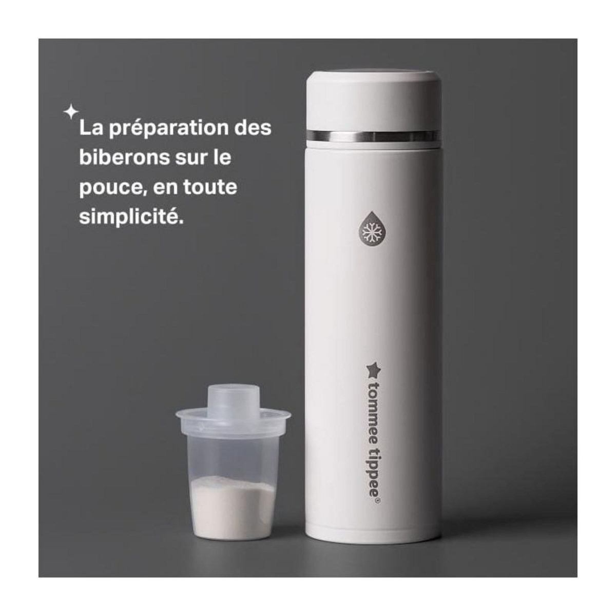 TOMMEE TIPPEE Préparateur de biberons - TOMMEE TIPPEE - GOPREP - Préparation portable parfaite - Gourde réfrigérante