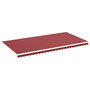 Voir la diapositive 2 : VIDAXL Tissu de remplacement pour auvent Bordeaux rouge 6x3 m
