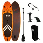 ROHE Stand Up Paddle gonflable HAVANE2 ROHE 9' (274cm) 30'' (76cm) 5'' (13cm) avec Pompe, Pagaie, Dérive, Leash et Sac de transport