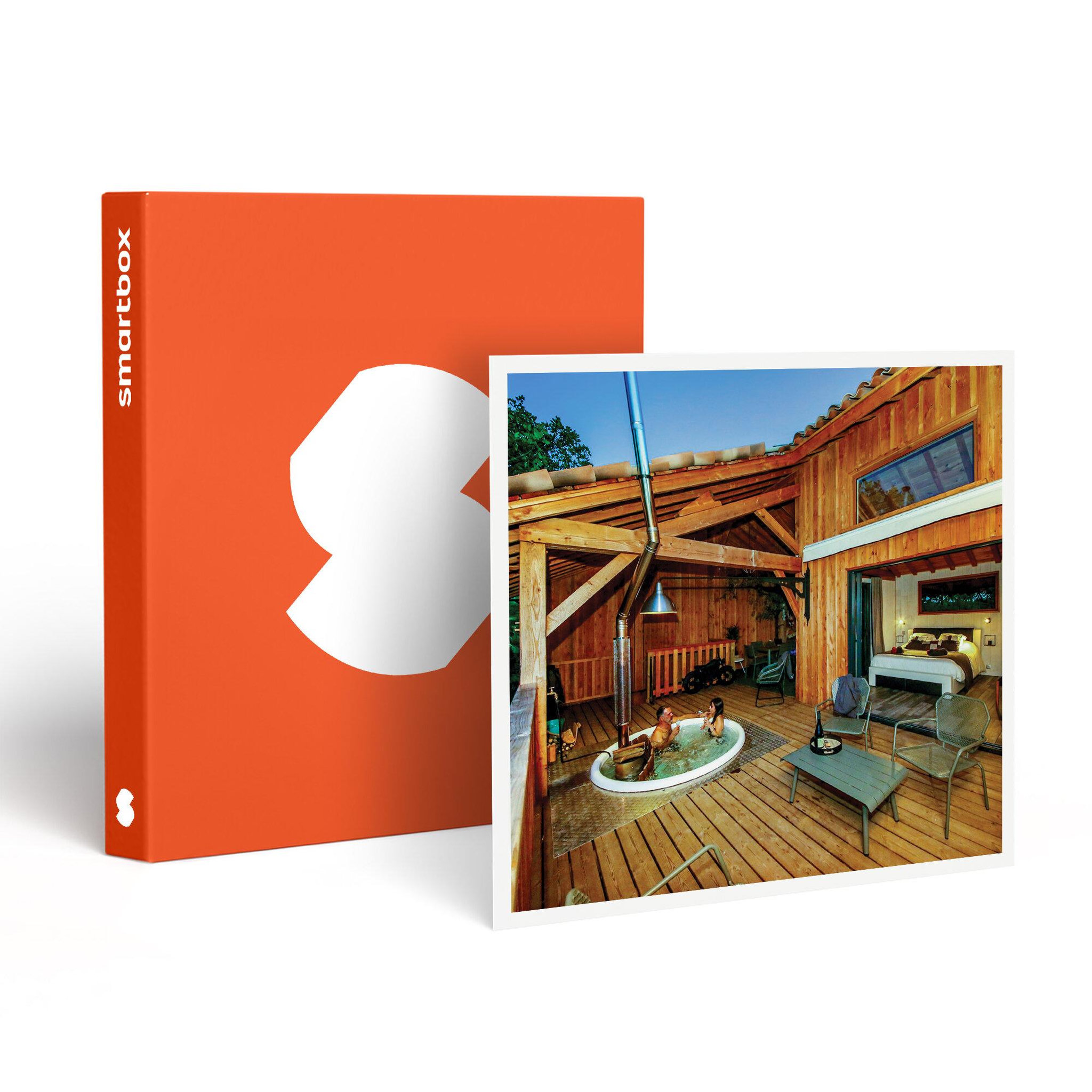 Smartbox 2 jours insolites pour 3 en cabane perchée dans les arbres avec bain bouillonnant près de montauban - coffret cadeau séjour