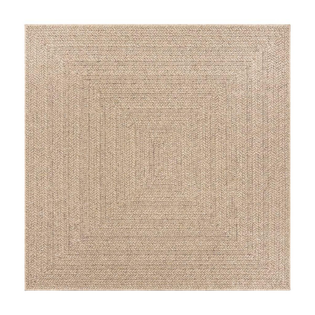 VIDAXL Tapis ZIZUR 200x200 cm aspect de jute interieur et exterieur