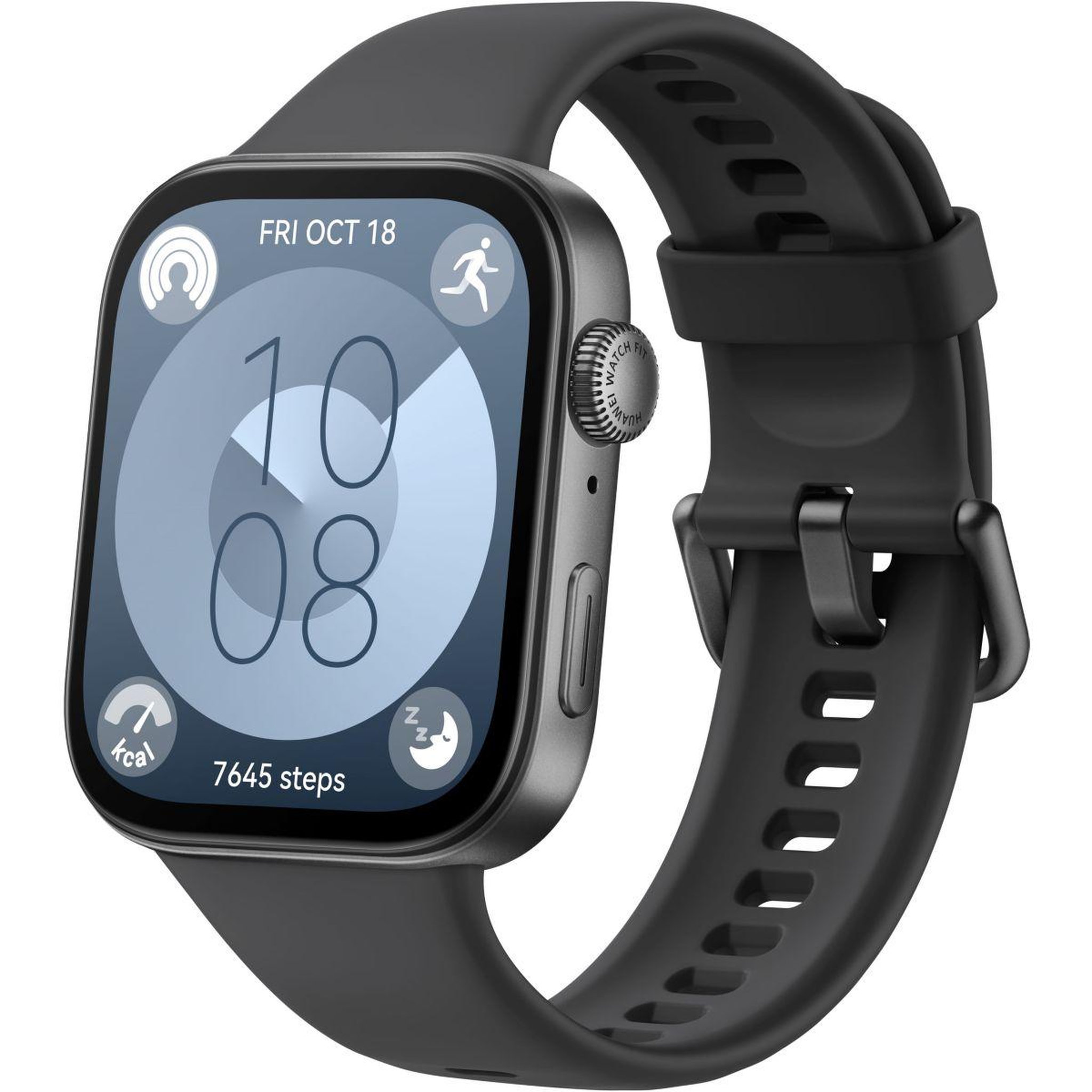 Voir la diapositive 2 : HUAWEI Montre connectée Watch Fit 3 Noir