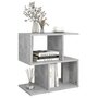 Voir la diapositive 4 : VIDAXL Table de chevet gris beton 50x30x51,5 cm bois d'ingenierie