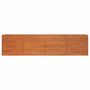 Voir la diapositive 4 : VIDAXL Lit sureleve de jardin rouille 320x80x77 cm acier corten