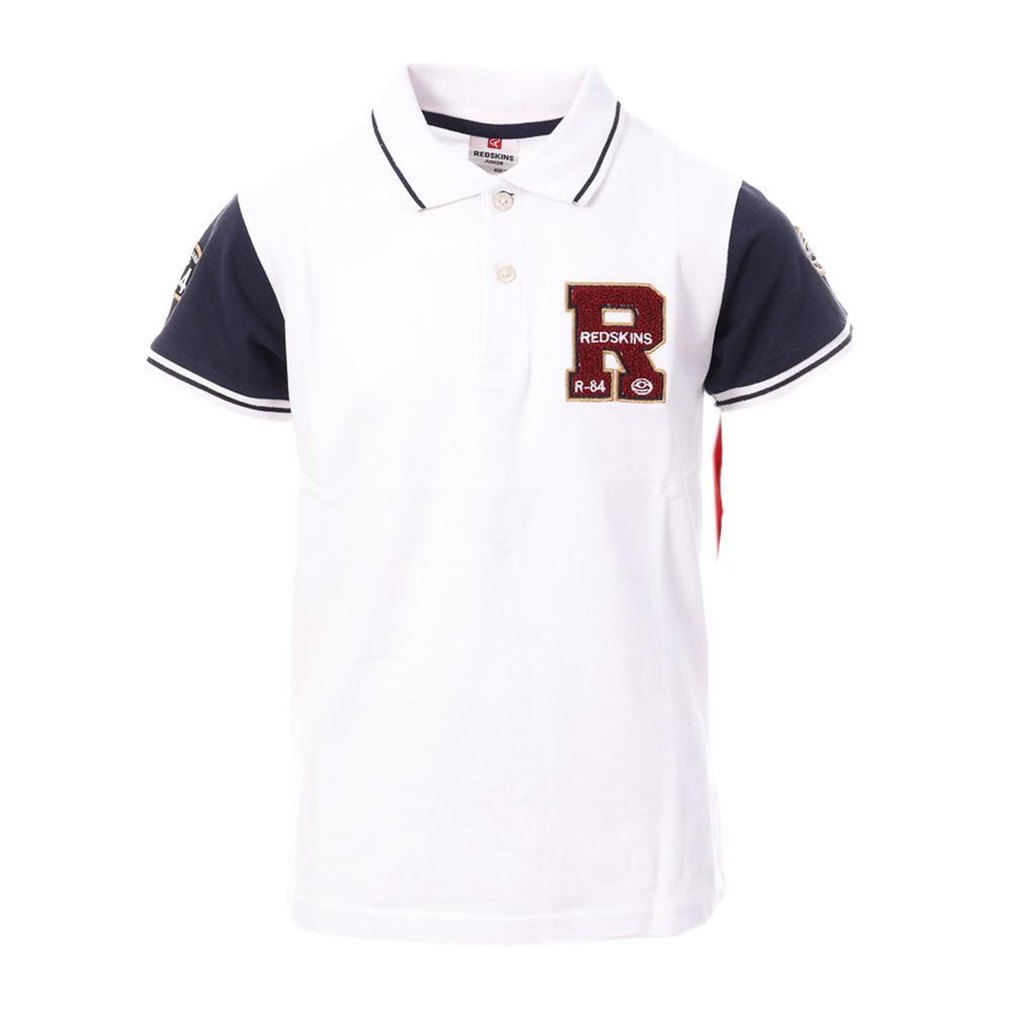 REDSKINS Polo /Marine Garçon Redskins PO3044. Coloris disponibles : Blanc