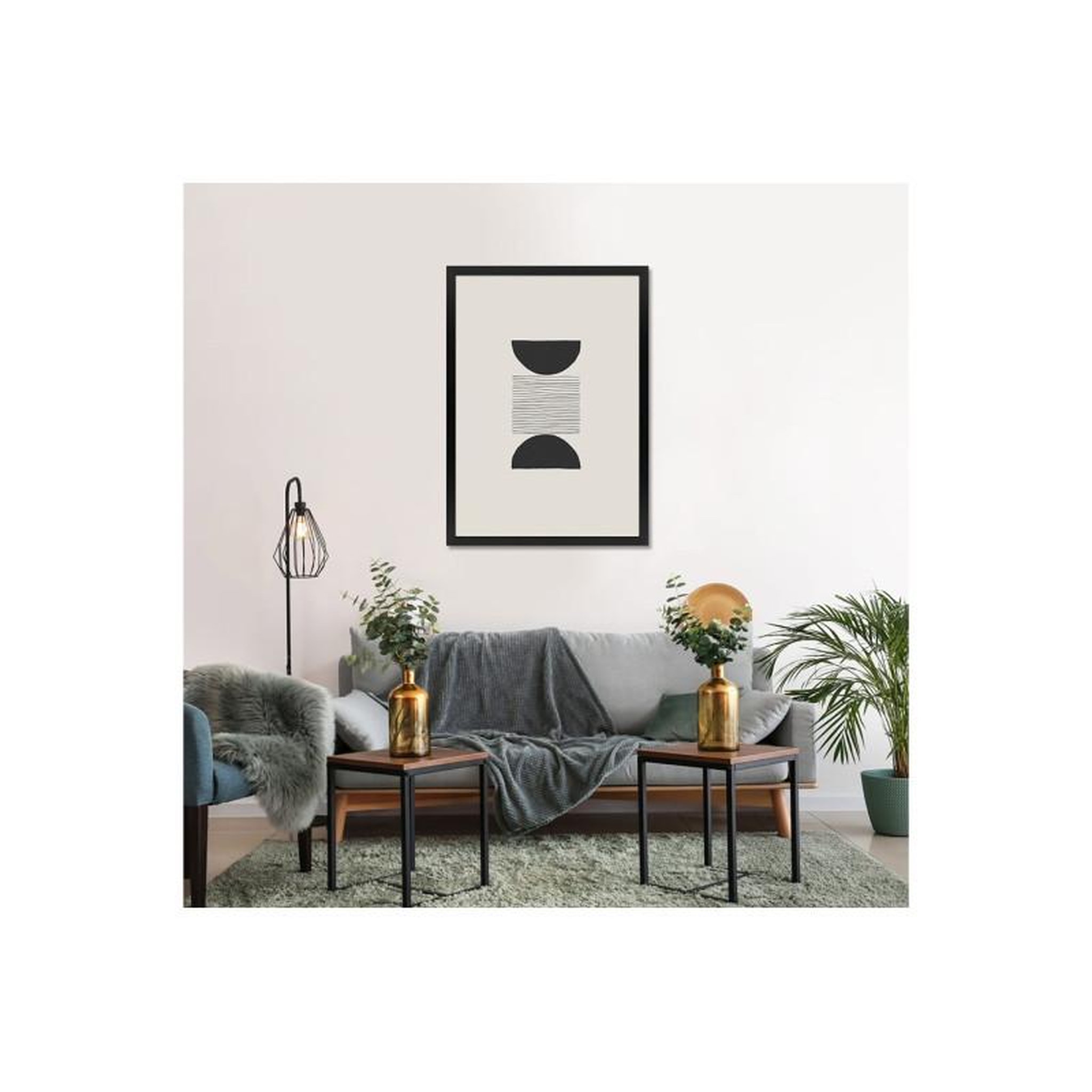 Voir la diapositive 5 : CEANOTHE Cadre Ceanothe CADRE 50X70 ETERNEL NOIR