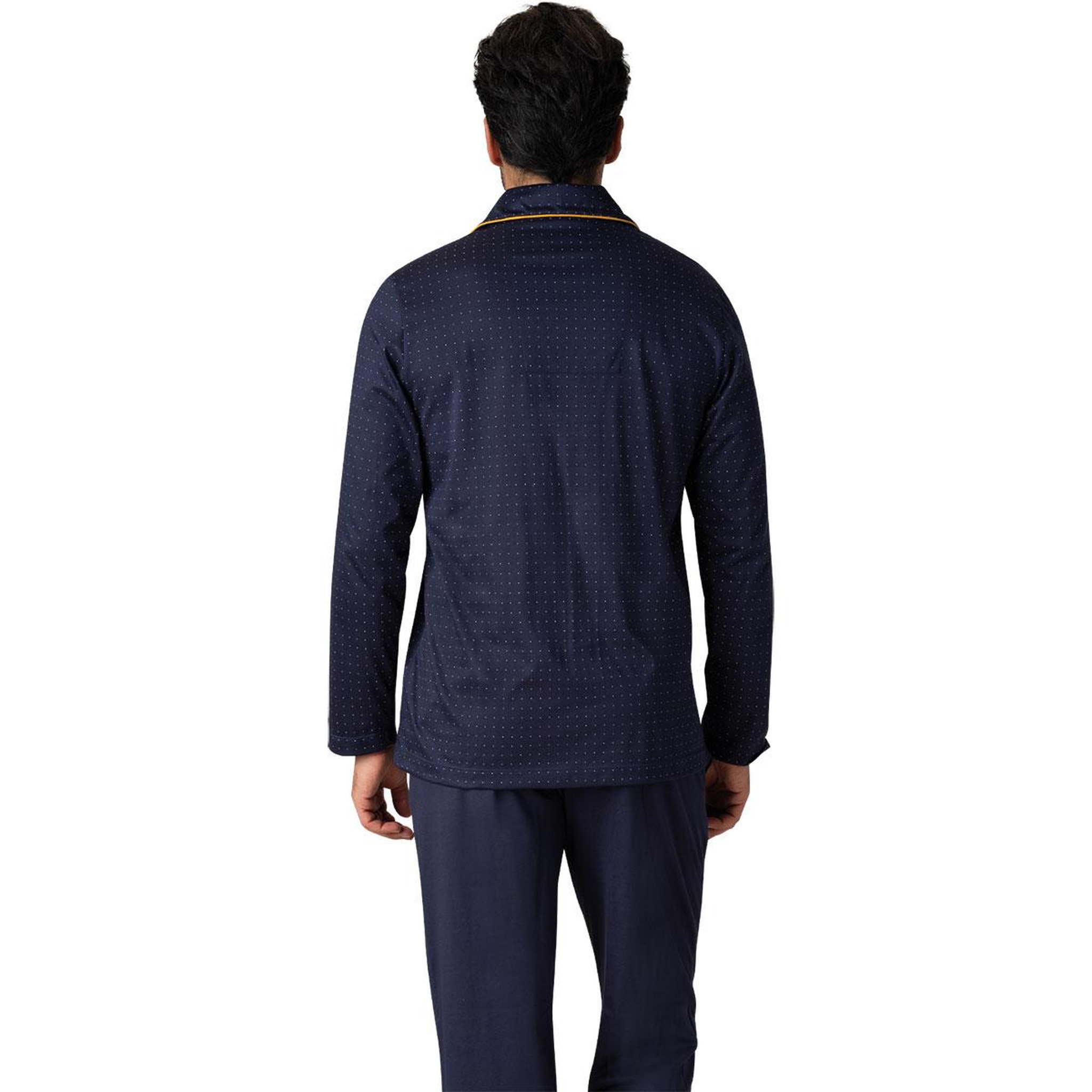 Voir la diapositive 3 : Eminence Pyjama long ouvert homme Mercerisé