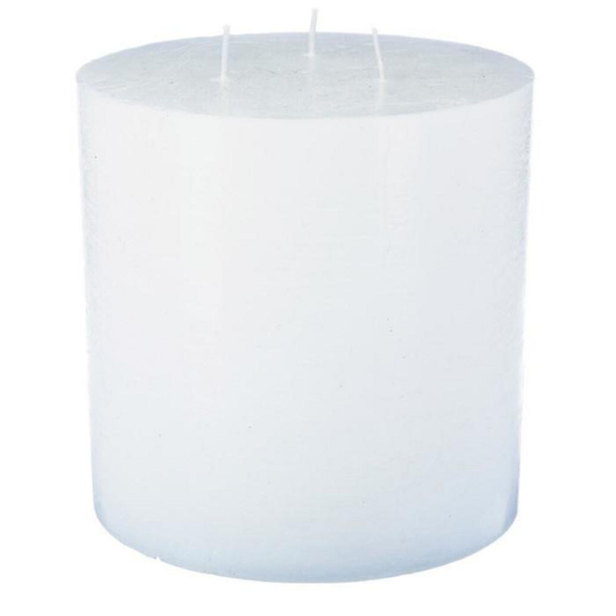 COMPTOIR DE LA BOUGIE Bougie Ronde  Rustic  14cm Blanc