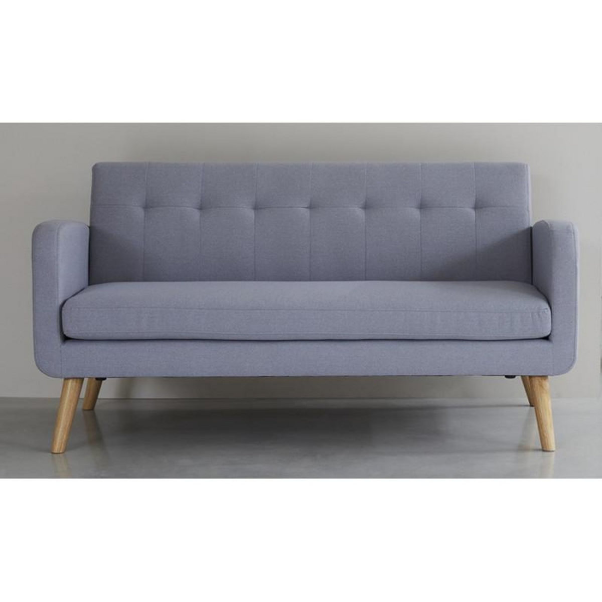 WILSA Canapé  Malmo  Style scandinave Gris souris