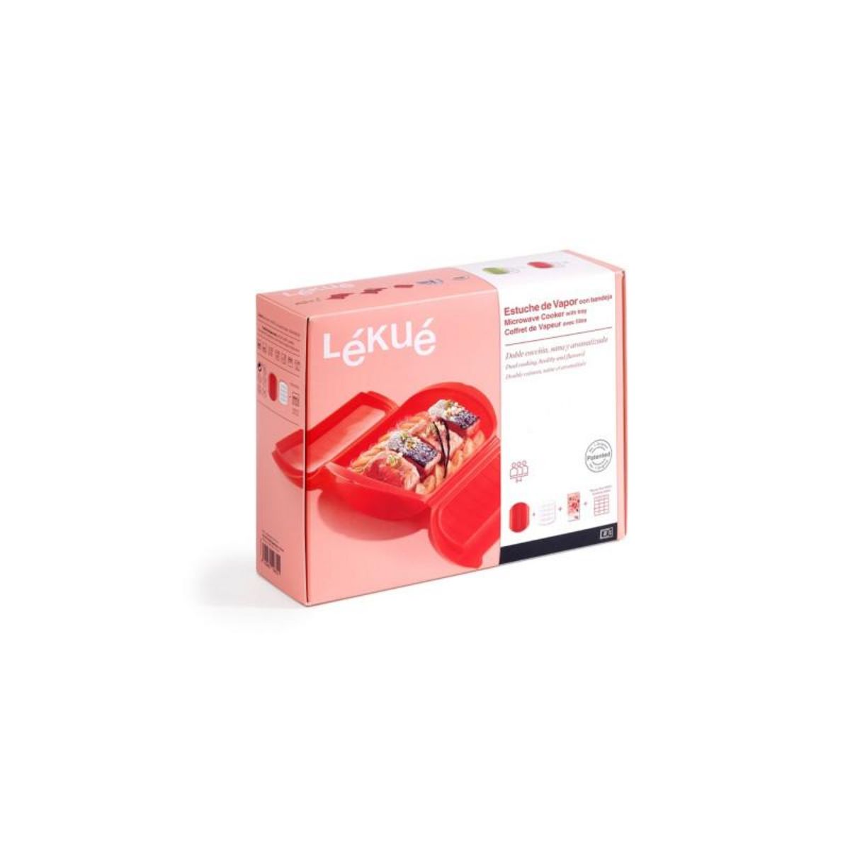LEKUE Accessoire de cuisine Lekue Coffret Vapeur Papillote XL