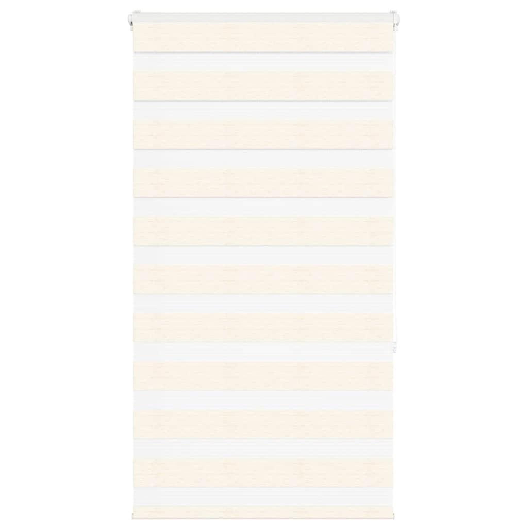 VIDAXL Store zebre beige marbre largeur du tissu 85,9 cm polyester