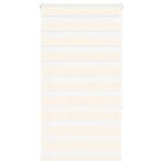 VIDAXL Store zebre beige marbre largeur du tissu 85,9 cm polyester