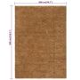 Voir la diapositive 6 : VIDAXL Tapis a poils boucles fait a la main 200x300 cm Jute et coton