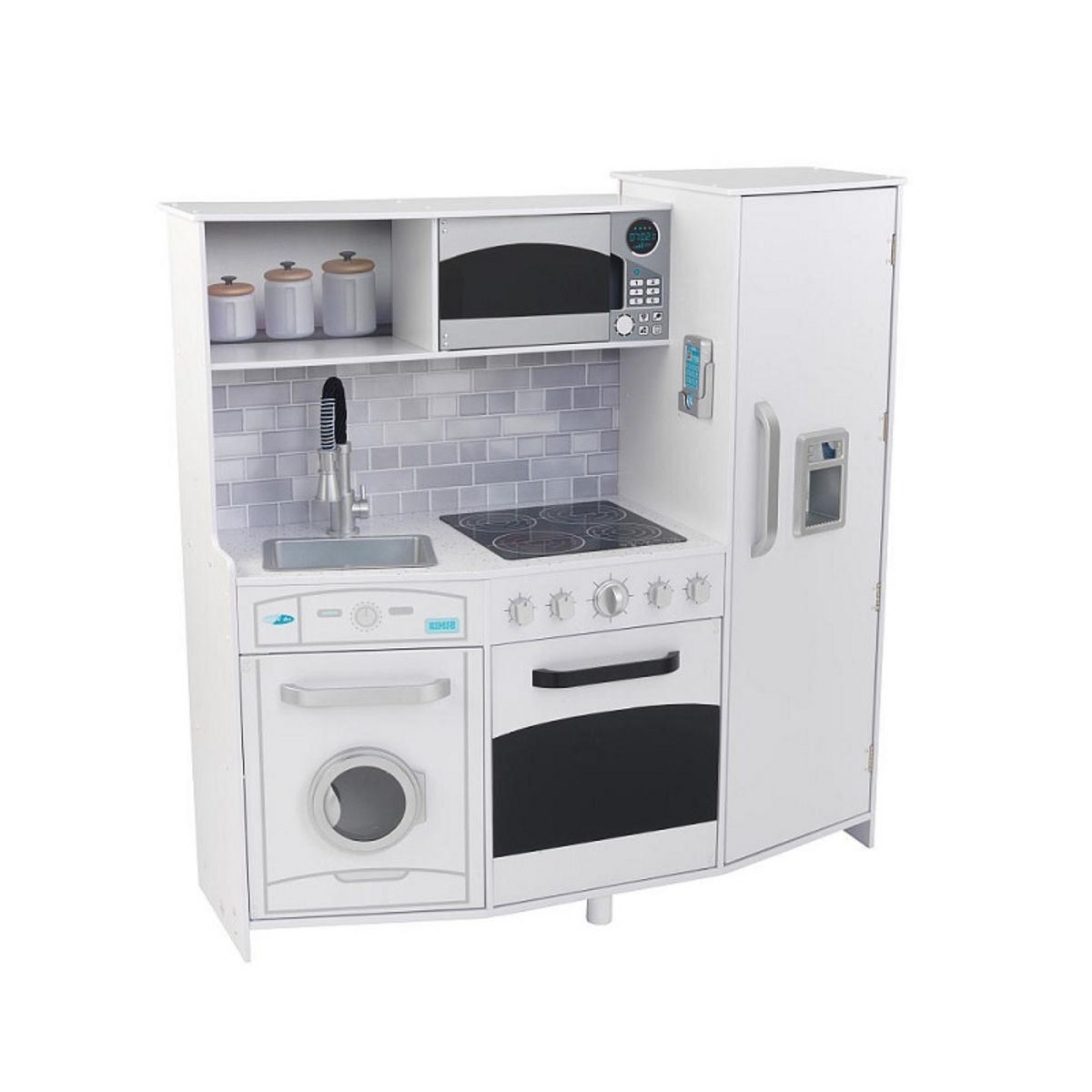 Kidkraft Grande cuisine en bois avec sons et lumières - Jeu d'imitation