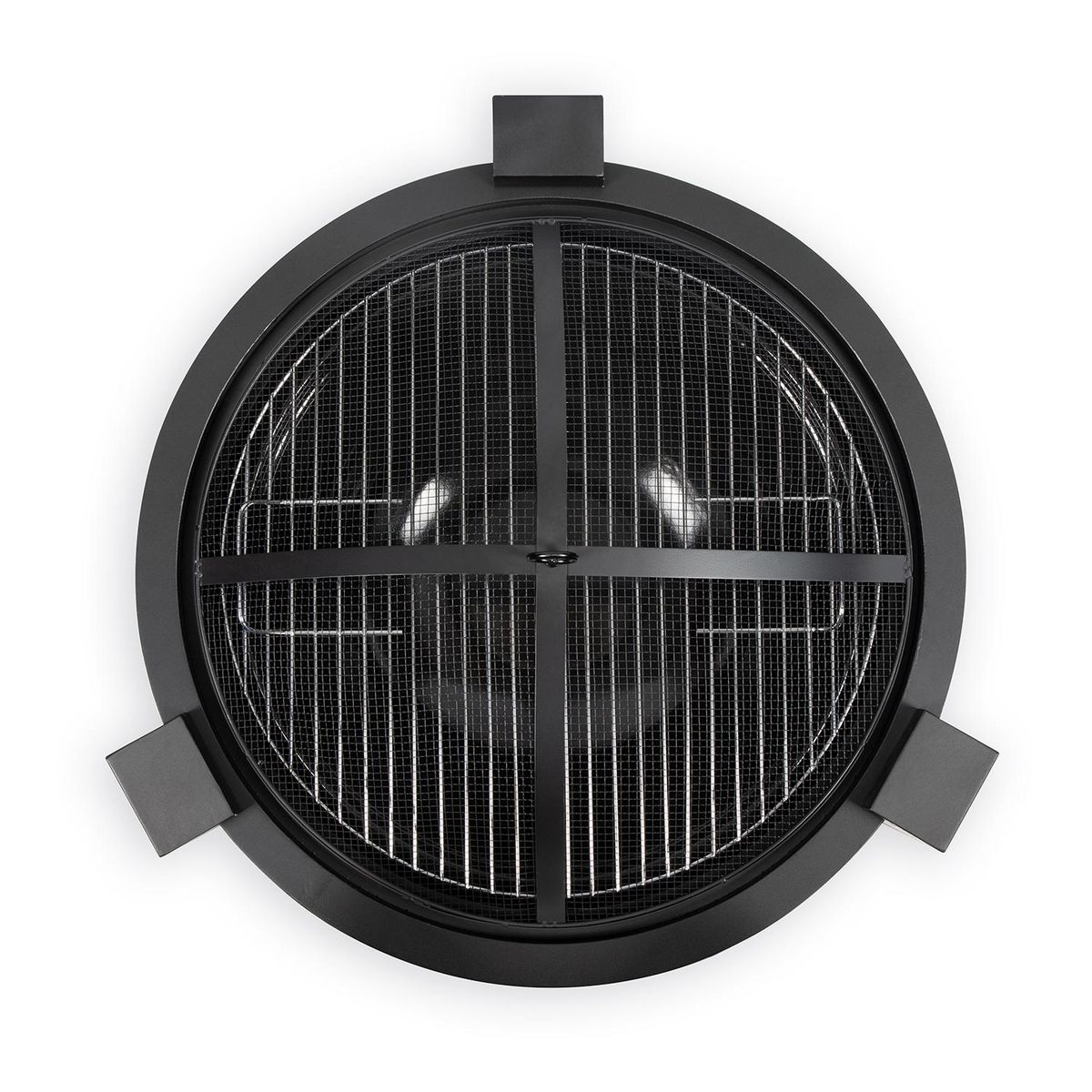 LIVOO Brasero au bois ou au charbon 47.5cm noir - doc286
