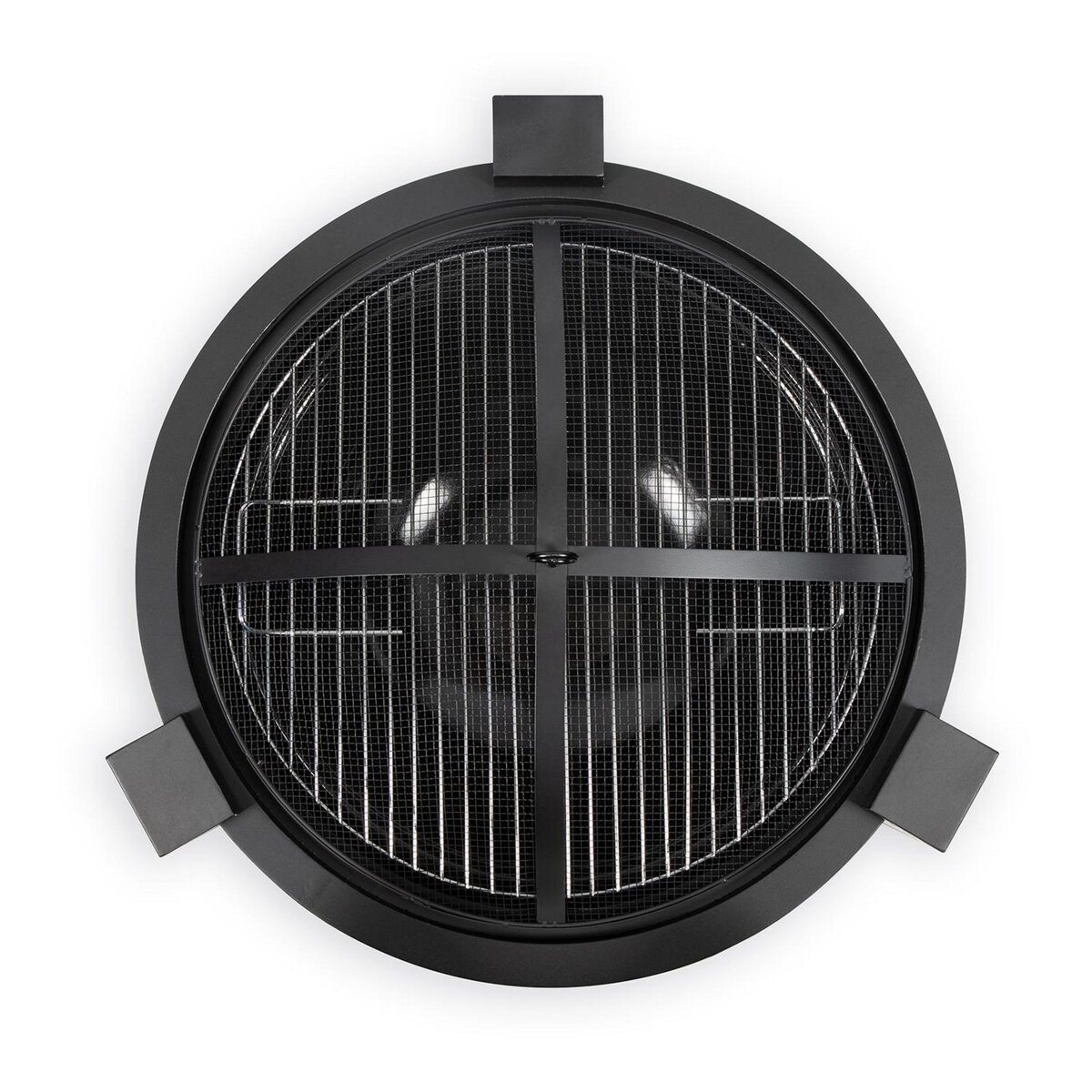 LIVOO Brasero au bois ou au charbon 47.5cm noir - doc286