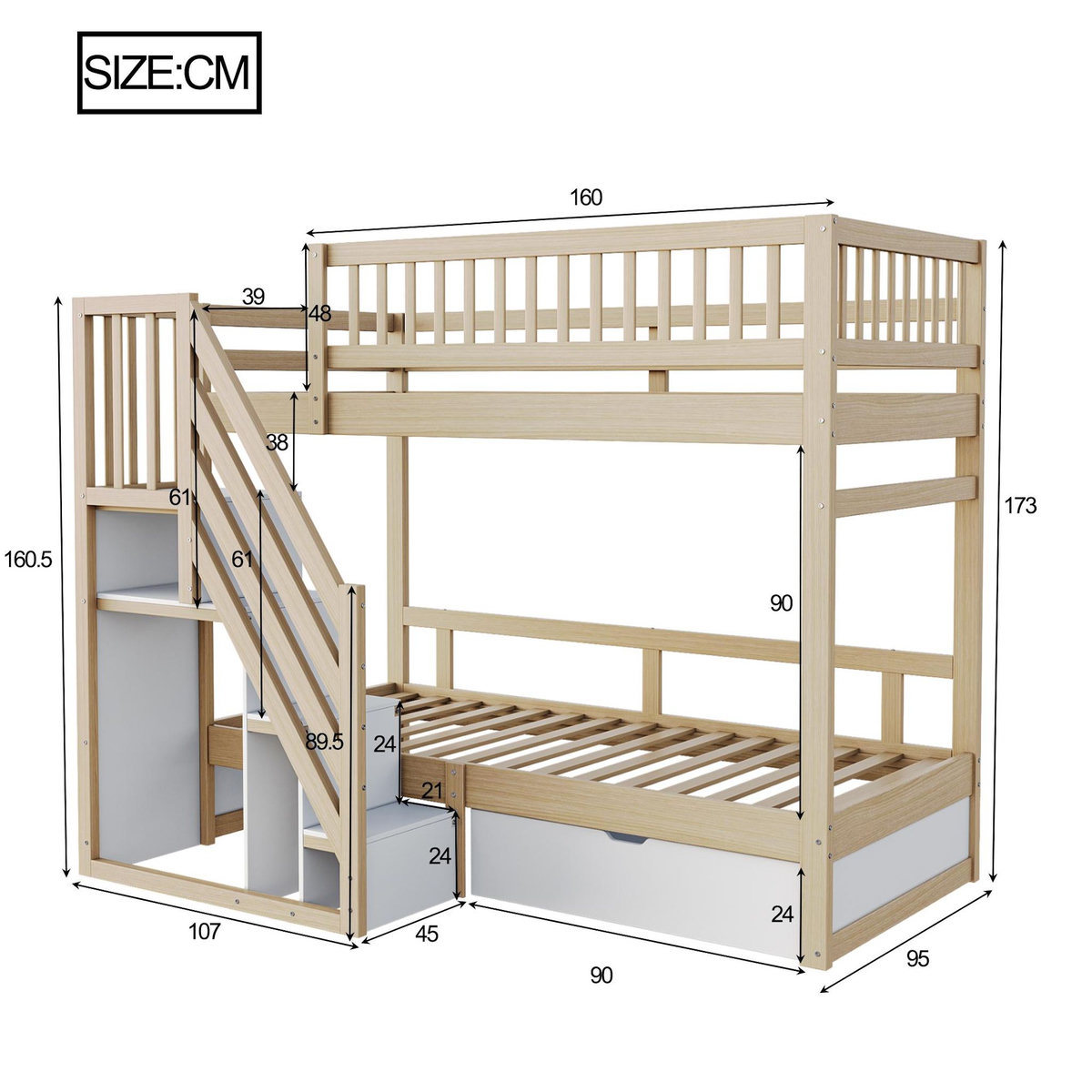 MERAX Lit superposé