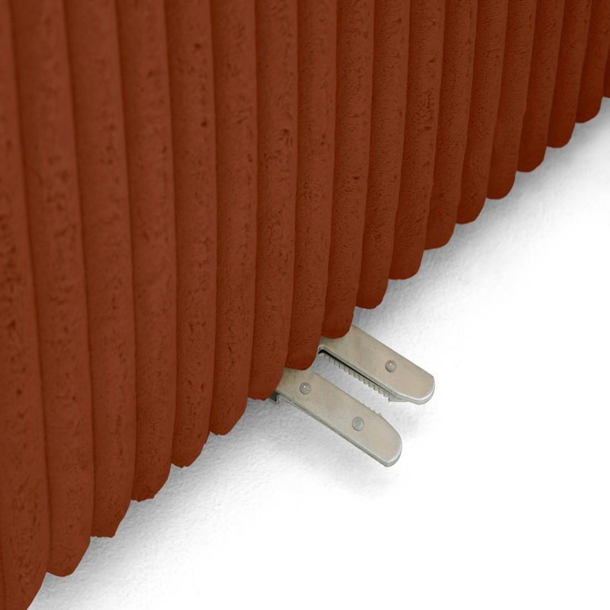 Voir la diapositive 6 : LISA DESIGN Victoire - canapé modulable d'angle gauche 5 places en velours côtelé grosses côtes