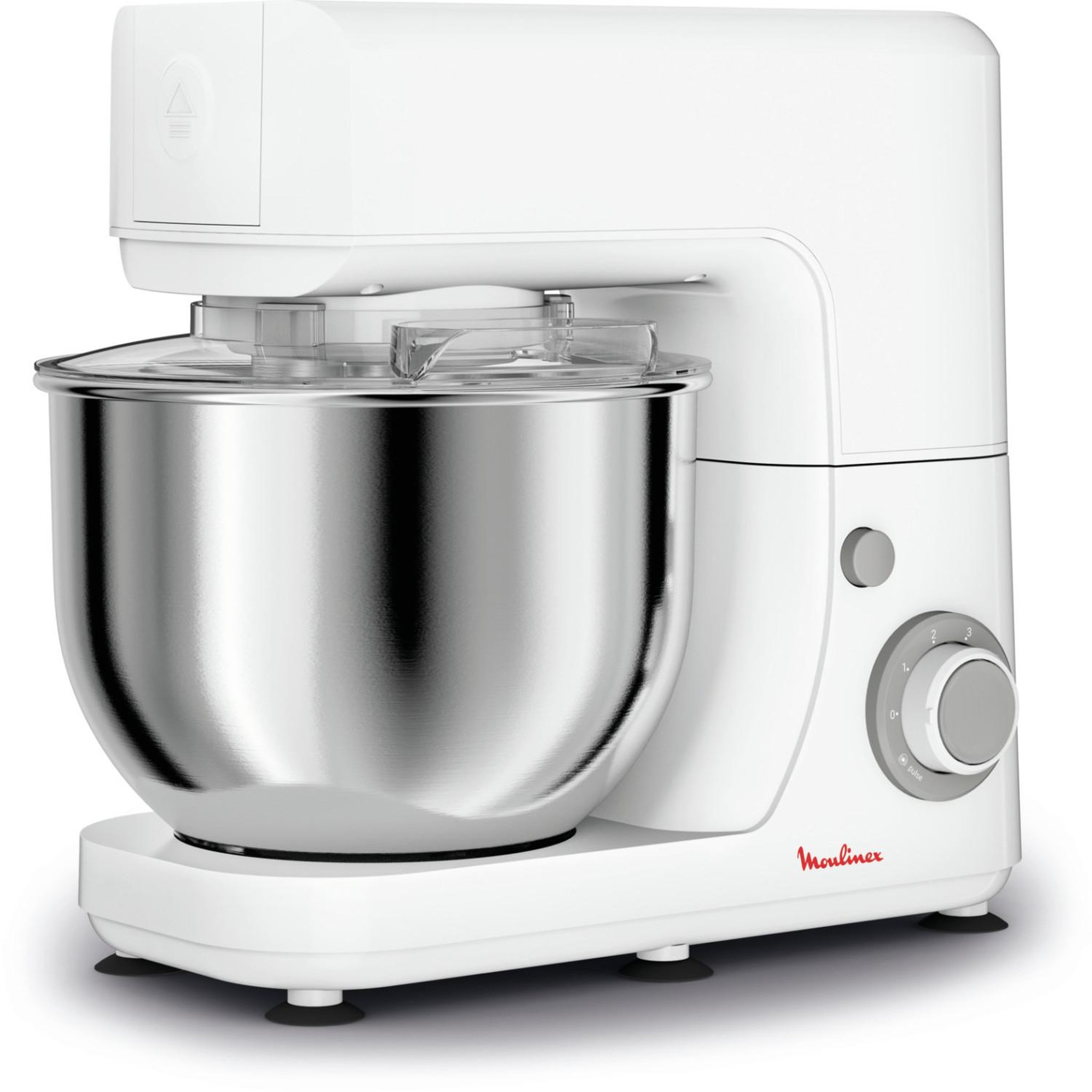 Voir la diapositive 2 : MOULINEX Moulinex impastatrice masterchef essential robot de cuisine 800 w 4,8 l blanc, gris