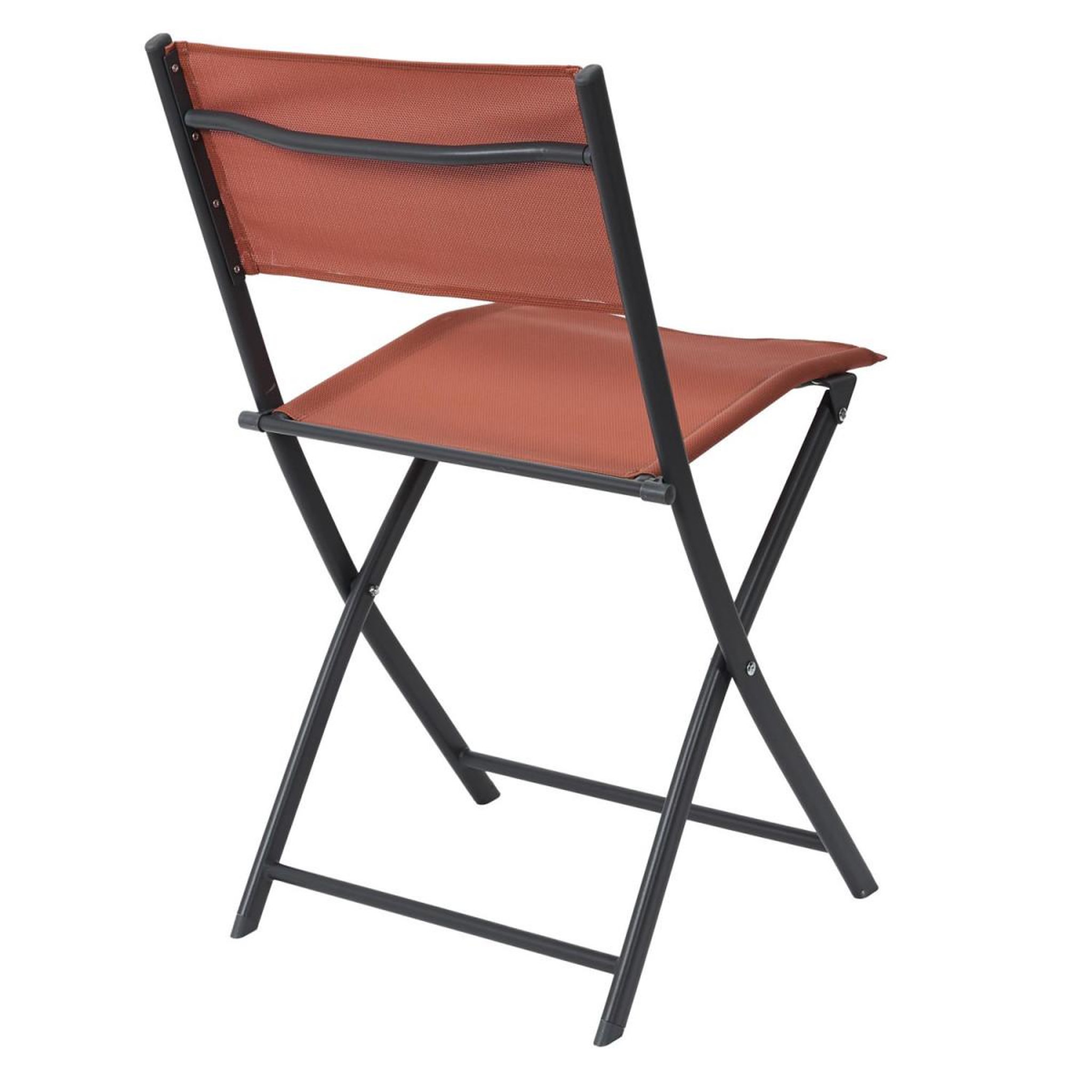 Voir la diapositive 5 : The Home Deco Factory Lot de 4 chaises de jardin  elba  80cm terracotta