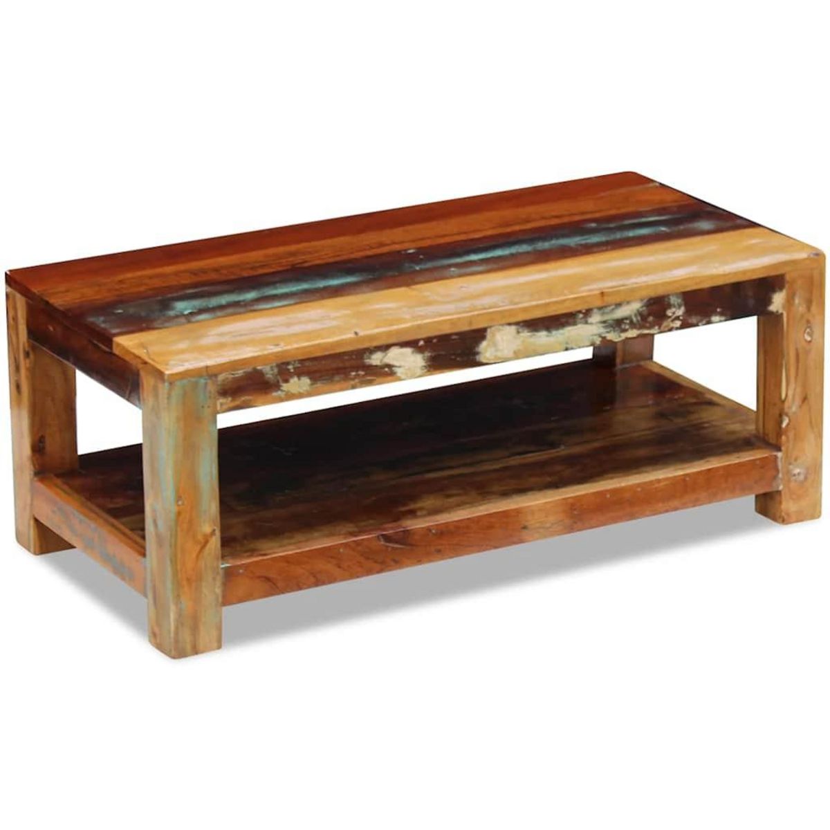 VIDAXL Table basse Bois de recuperation massif 90x45x35 cm