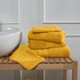 Sensei Maison Ensemble de bain 5 pièces (1 drap de bain + 2 serviettes de toilette + 2 gants) LUXURY