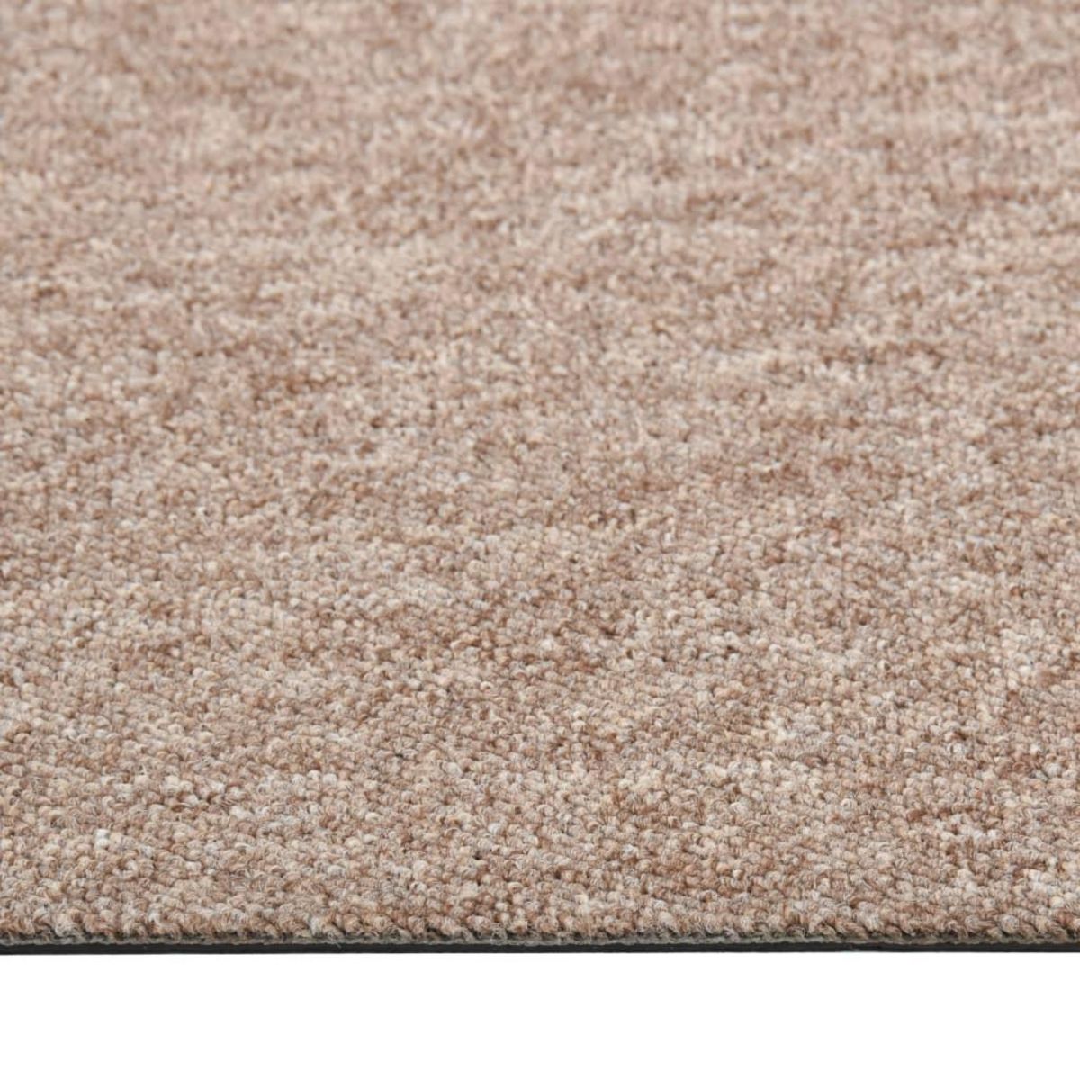 VIDAXL Dalles de tapis de sol 20 pcs 5 m^2 50x50 cm Beige