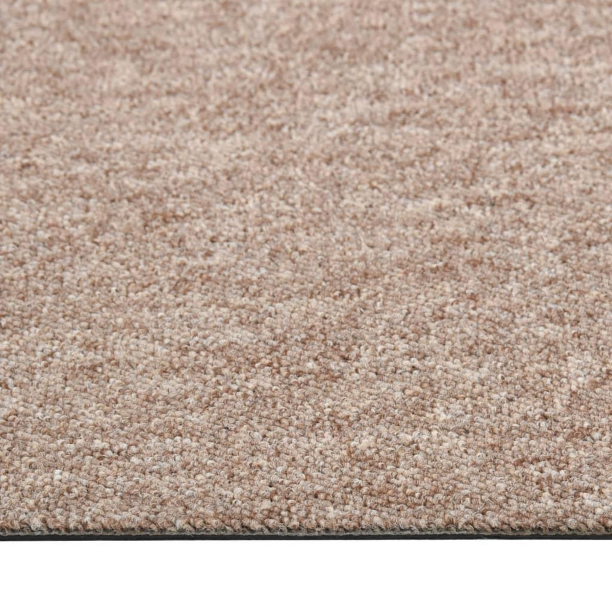 VIDAXL Dalles de tapis de sol 20 pcs 5 m^2 50x50 cm Beige